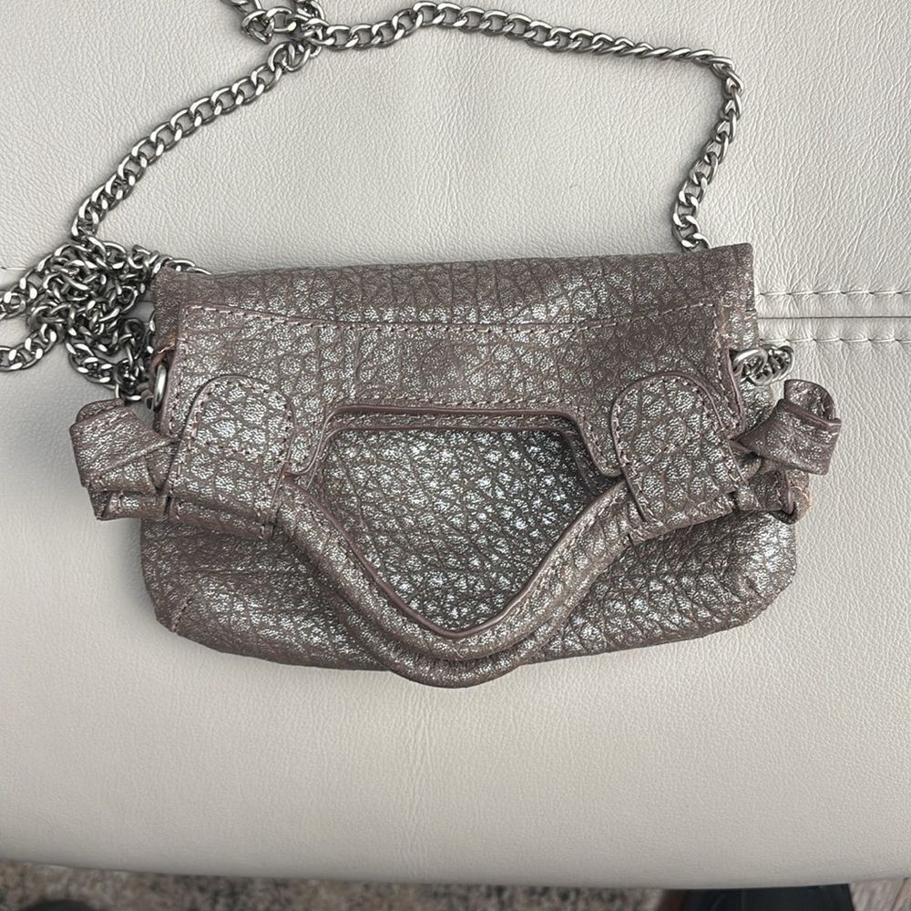 Foley + Corinna Mini Disco City Python Leather Tote Crossbody Bag